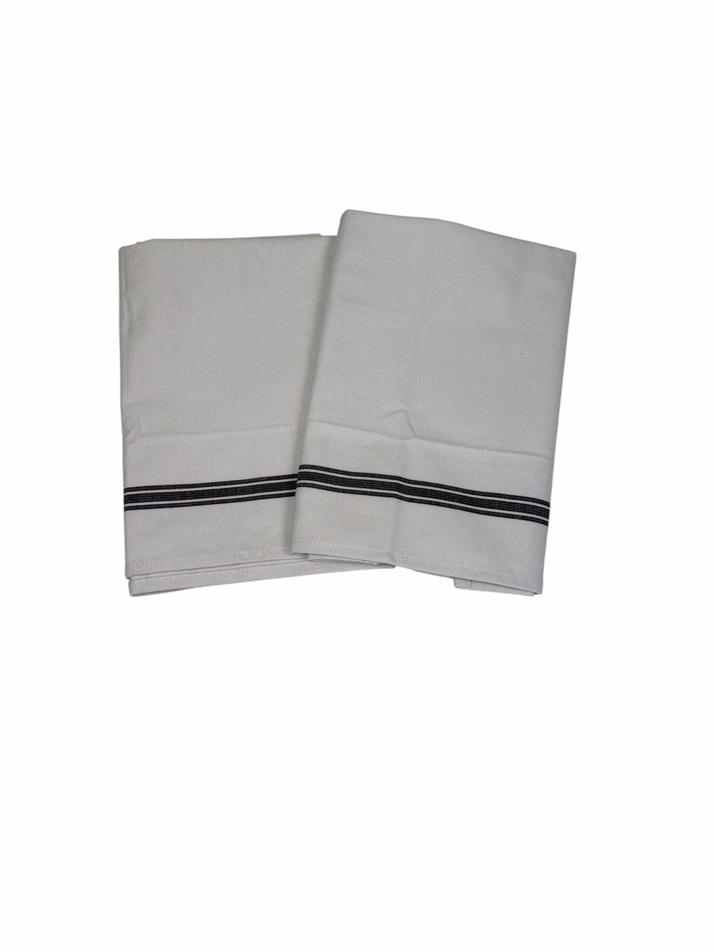 Roeckl German Since 1835 Set of 2 Cotton Kitchen Towels Farmhouse French Stripe